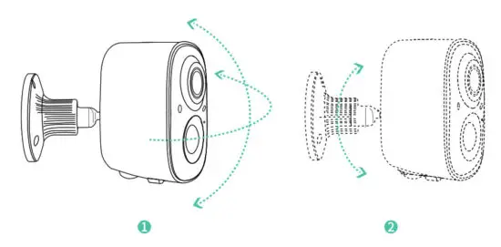 Shenzhen General Technology X83 Wireless Smart Battery Camera - ange