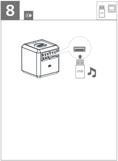 PHILIPS TAX4207 Party Speaker - FIG 10