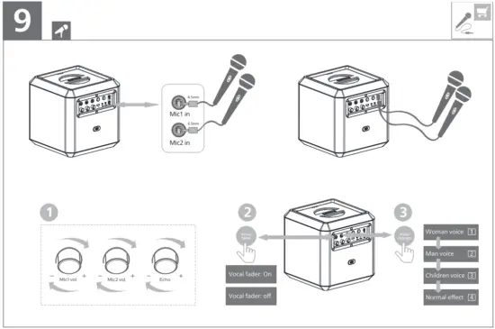 PHILIPS TAX4207 Party Speaker - FIG 11