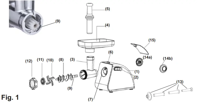 camry-CR-4812-Meat-Mincer-FIG1