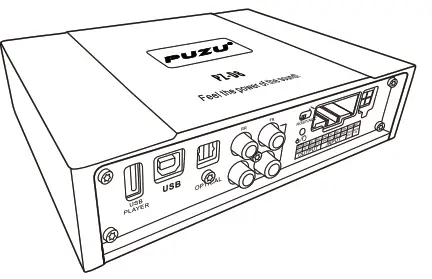 PUZU PZ-D8 D-Class Car DSP Amplifier - DSP