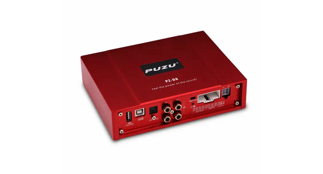 Puzu Pz-d8 D-class Car Dsp Amplifier User Guide
