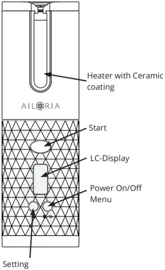 AILORIA Revolutionne Hair Curler - Specifications