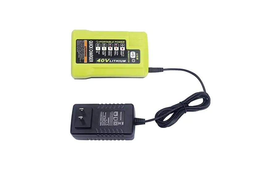 Ryobi Op404 40v Lithium Ion Battery Charger Owner's Manual