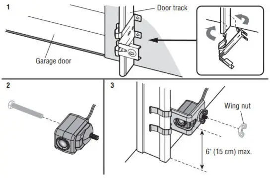 LiftMaster 041-0136 Safety Reversing Sensor Replacement - figure 1