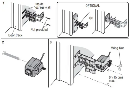 LiftMaster 041-0136 Safety Reversing Sensor Replacement - figure 2