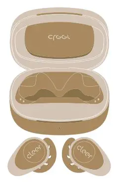 cleer True Wireless Active Headphone User Manual - GOAL will power ON automatically when removed form the charging case