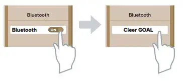 cleer True Wireless Active Headphone User Manual - Select “Cleer GOAL” on the Bluetooth device list to pair the earbuds