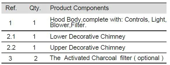 Kleenmaid RHSC61 Wall Mounted Canopy Rangehood fig 27