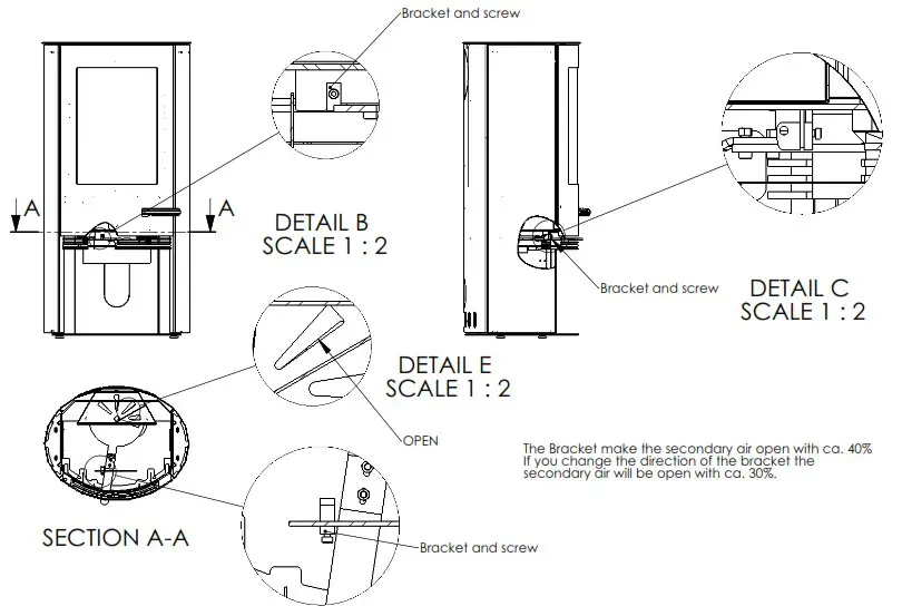 termatech TT22 More stove more heat - Damper control unit for smoke control areas