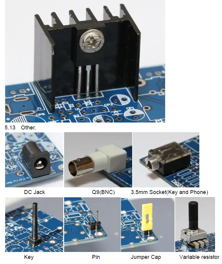 LXQQFY S-Forty-9er QRP Kit Shortwave Radio Telegraph Receiver 12