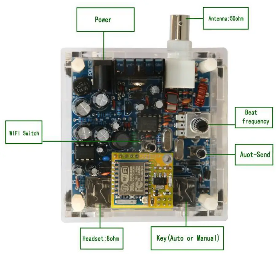 LXQQFY S-Forty-9er QRP Kit Shortwave Radio Telegraph Receiver 19