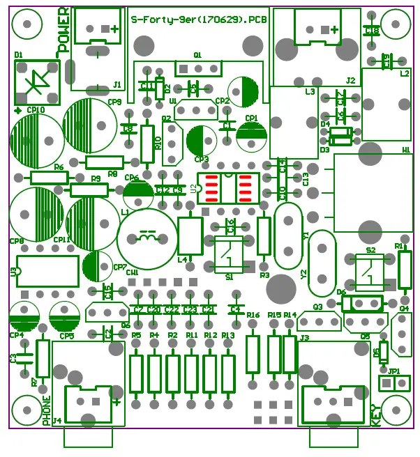LXQQFY S-Forty-9er QRP Kit Shortwave Radio Telegraph Receiver 26