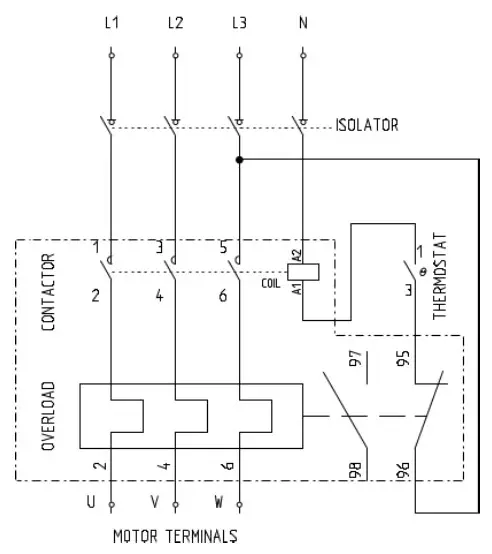 Turnbull Scott Thermolier Unit Heater Instruction Manual - connections 2