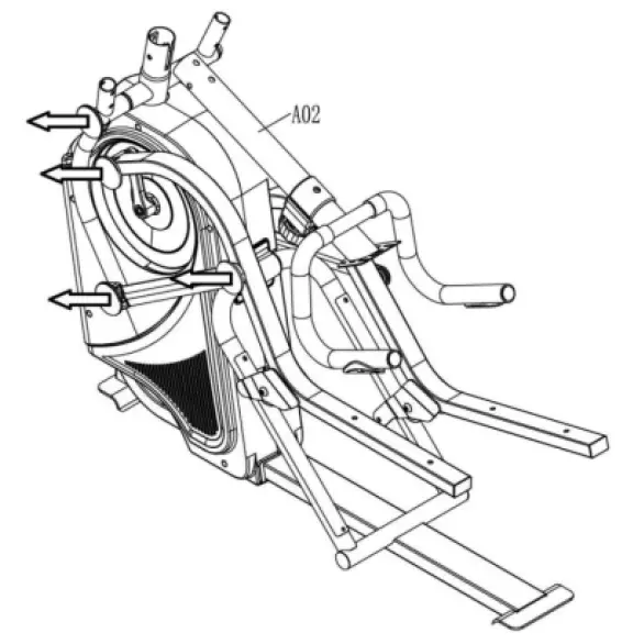 SUNNY Health Fitness SF-E3914 Pro Cardio Climber Elliptical Machine-3