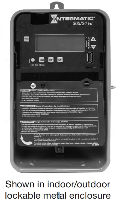 INTERMATIC ET2125C Electronic 2 Circuit 24 Hour Time Switch