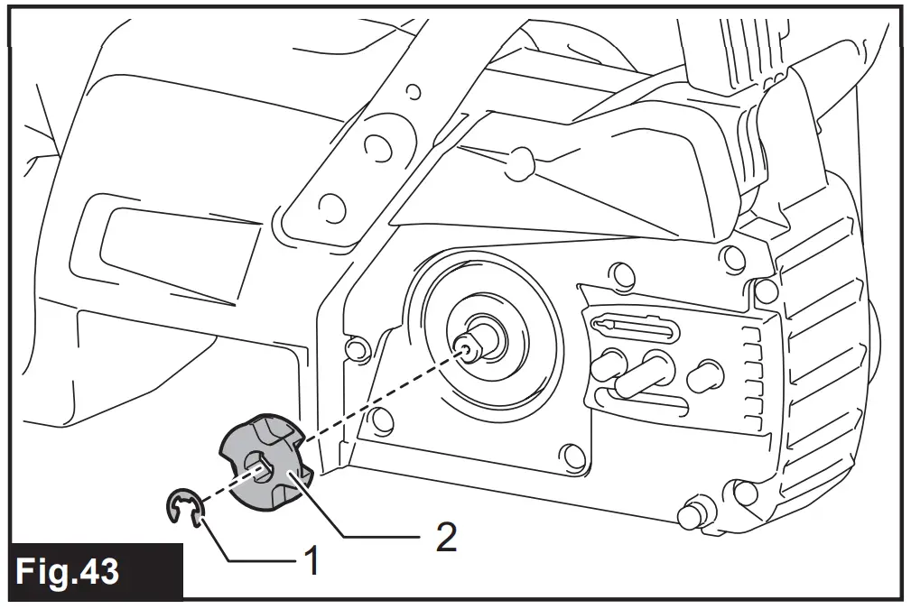 makita DUC307 Cordless Chain Saw - fig 6