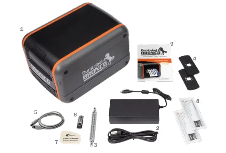 BRONCO DLBM01 Industrial Label Printer - Figure 2