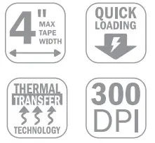 BRONCO DLBM01 Industrial Label Printer - icon 1