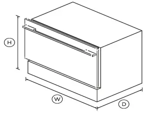 FISHER PAYKEL RB36S25MKIWN1 Integrated CoolDrawer Multi Temperature Drawer-1
