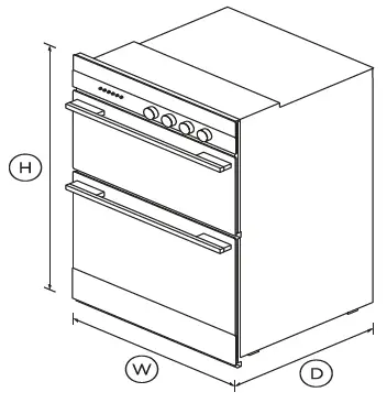 FISHER-PAYKEL-OB60B77DEX3-60cm-7-Function-Double-Oven-fig-1