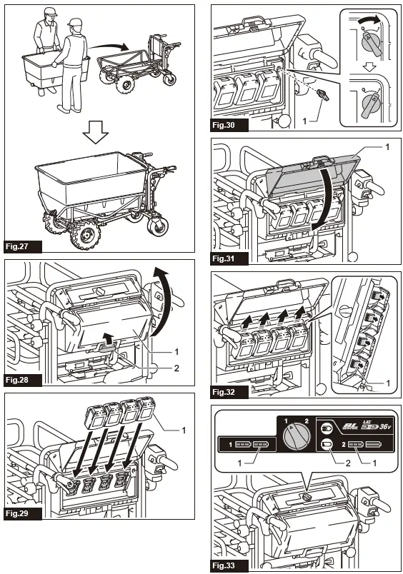 makita DCU603 Battery Powered Wheelbarrow-6