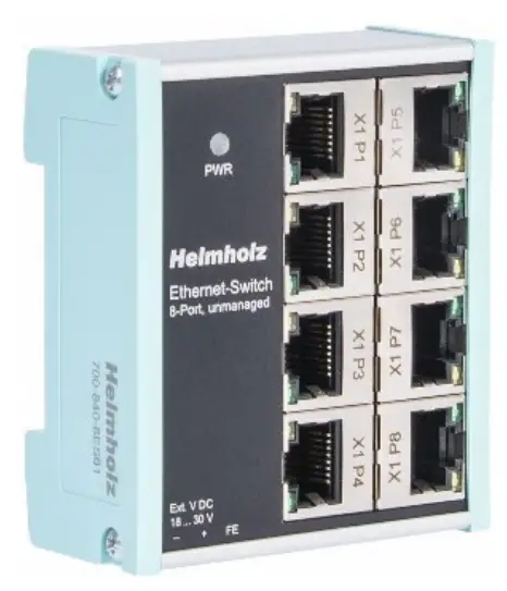 Helmholz 700-840-8ES01 8-Port Unmanaged Ethernet Switch