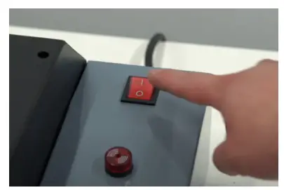 All American AA PHOENIX-O 1620 AA Phoenix DTF Curing Oven - tray handle and bolts3