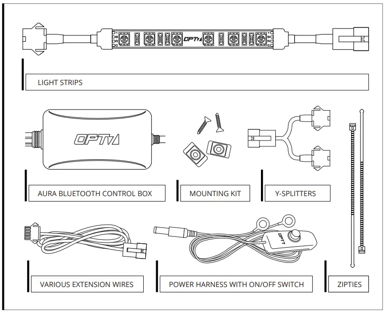 OPT7-Aura-Pro-Motorcycle-Sport-LED-Light-Kit-FIG-1