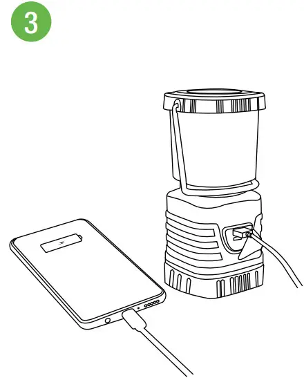 LE LIGHTING EVER 3300008 LED Camping Lantern - FIG 7