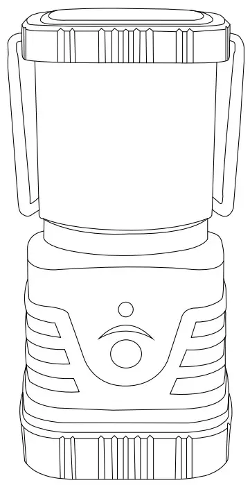 LE LIGHTING EVER 3300008 LED Camping Lantern