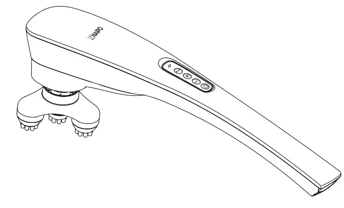 NAIPO XF-5120 Cordless Handheld Percussion Massager