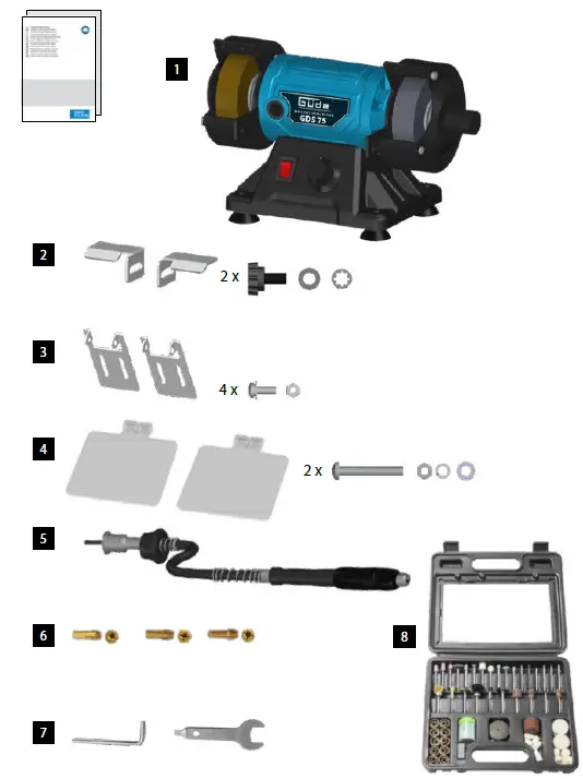 Gude GDS 75 Duplex Grinding Machine-1