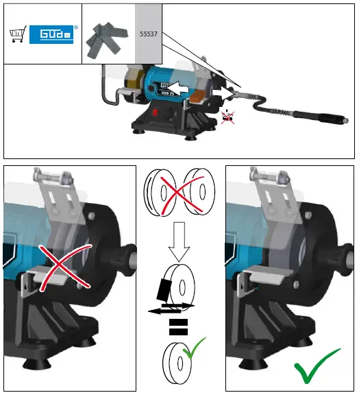 Gude GDS 75 Duplex Grinding Machine-11