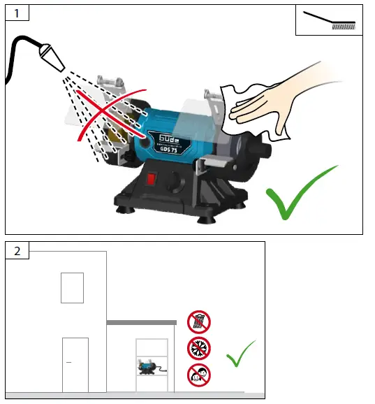 Gude GDS 75 Duplex Grinding Machine-12