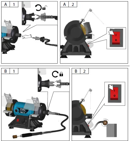 Gude GDS 75 Duplex Grinding Machine-8