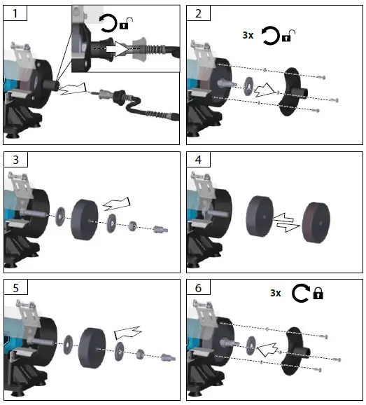 Gude GDS 75 Duplex Grinding Machine-9