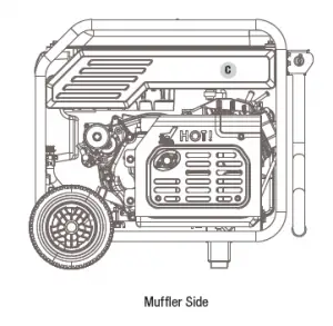 muffler side