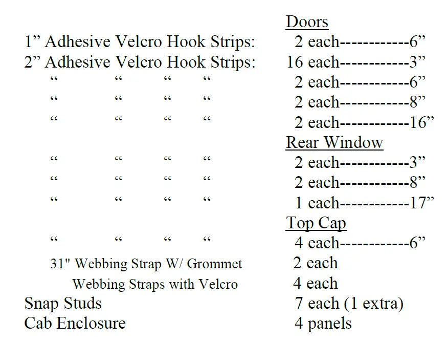 FALCON RIDGE Yamaha Viking 700 Full Cab Enclosure 1