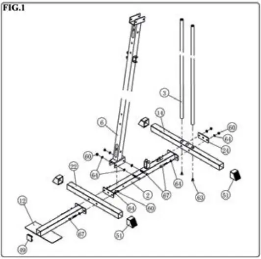 FITFIU GYM 100 Fitness Multi Station Machine - Figure 11