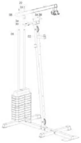 FITFIU GYM 100 Fitness Multi Station Machine - Figure 3