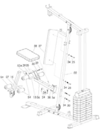 FITFIU GYM 100 Fitness Multi Station Machine - Figure 4