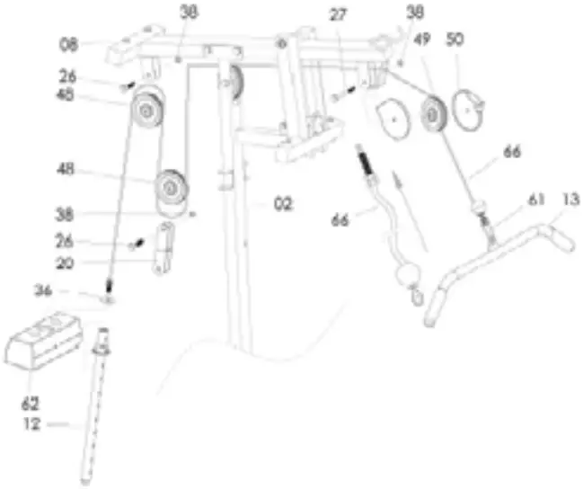FITFIU GYM 100 Fitness Multi Station Machine - Figure 6