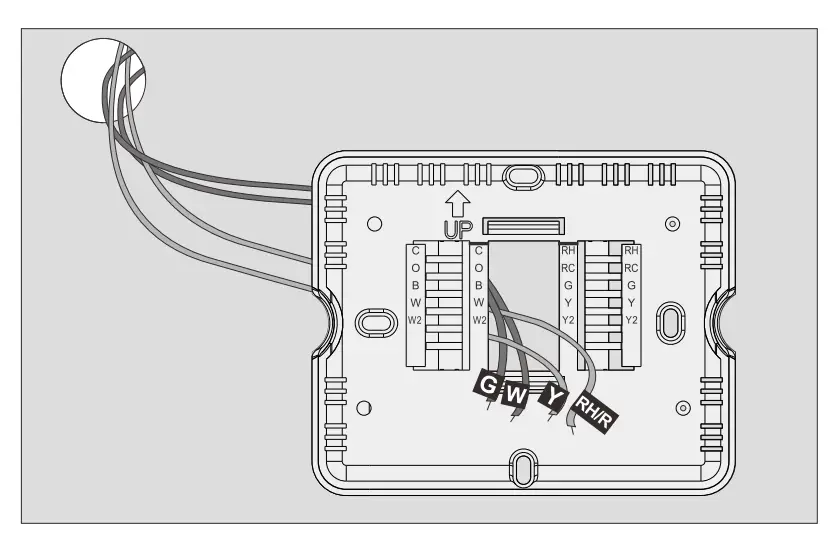 Robertshaw RS9220 Programmable Thermostat - Figure