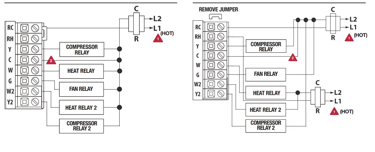 Robertshaw RS9220 Programmable Thermostat - Figure2