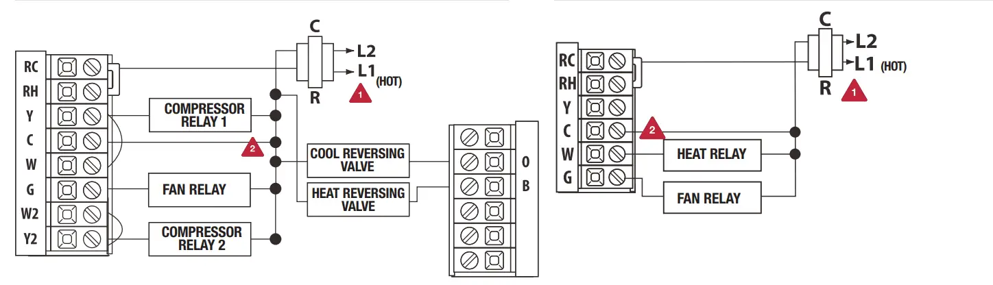 Robertshaw RS9220 Programmable Thermostat - Only System 1