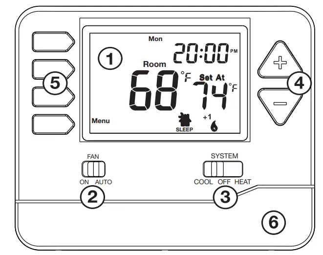 Robertshaw RS9220 Programmable Thermostat