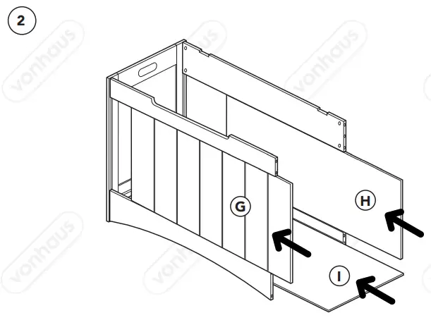 VonHaus 3024022 Colonial Storage Chest with Lift-Up Lid - fig 2