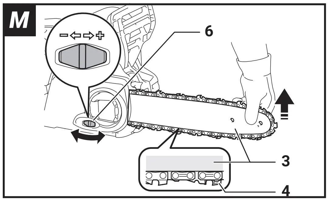 BT-CSC001 Maxxpack Cordless Chain Saw Operating Instruction illustration