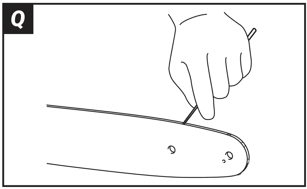 BT-CSC001 Maxxpack Cordless Chain Saw Operating Instruction illustration